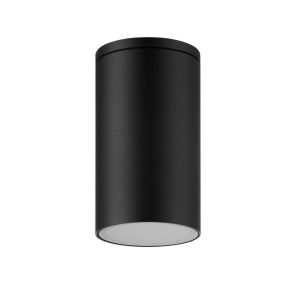 Kandanchu 6cm Tall Round Ceiling Spotlight, 1 x GU10, IP54, Sand Black, 2yrs Warranty