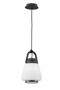 Kinke Pendant 1 x E27, IP65, Anthracite, 2yrs Warranty