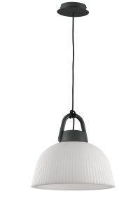 Kinke 37cm Pendant, 1 x E27 IP65, Anthracite, 2yrs Warranty