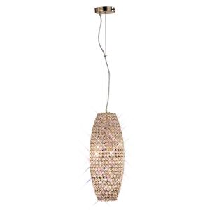 Kos Pendant 4 Light G9 French Gold/Crystal