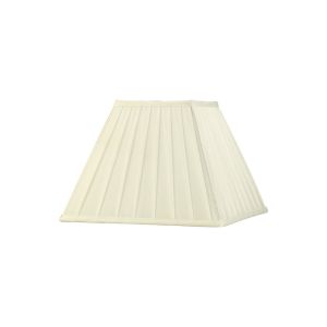 Leela Square Pleated Fabric Shade Ivory 150/300mm x 225mm