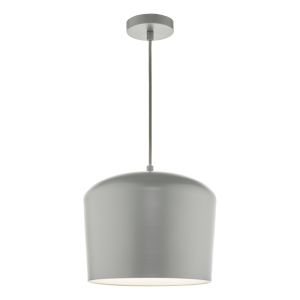 Dar LEN0139 Leno Single Pendant Grey Finish 