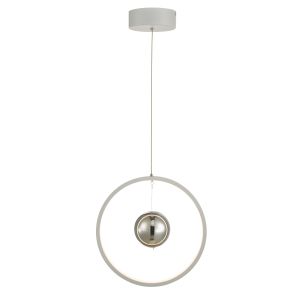 Mercury Single Pendant Vertical White LED Finish