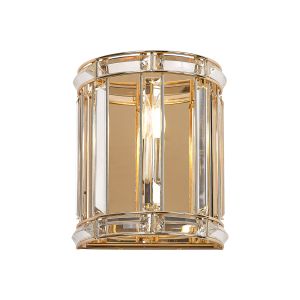 Meteor Wall Light, 1 Light E14, French Gold