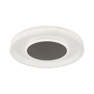 Moca Flush 50cm Round 40W LED 4000K, 2400lm, White / Mocha, 3yrs Warranty