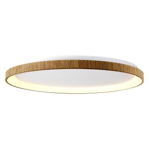 Niseko Ring Ceiling 90cm 78W LED, 3000K, 6200lm, Wood, 3yrs Warranty