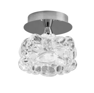 O2 14cm Ceiling 1 Light G9 Small, Polished Chrome