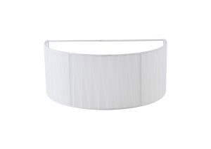 Olivia Organza Wall Lamp Shade White For IL30061/64, 200mmx150mmx350mm