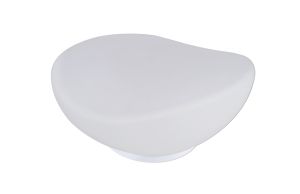 Opal Table Lamp 1 Light E27, White Base/Frosted White Glass