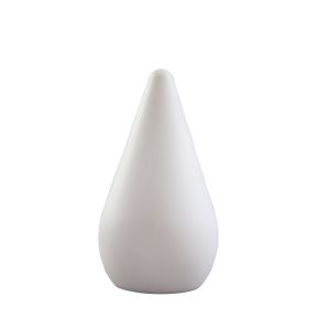 Palma Table Lamp 1 Light E27 In Line Switch Indoor, Opal White