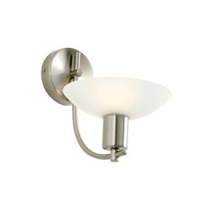 Pini Wall Lamp G9 1 Light G9 Satin Nickel/Opal Glass