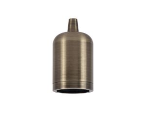 Prema Lampholder Kit, Gilt Bronze, E27 c/w Cable Clamp, Suitable For Shades & Cages