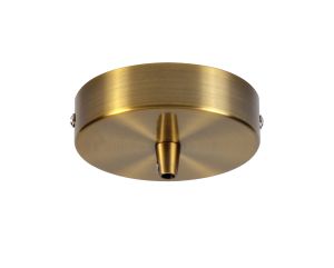 Prema Canopy/Ceiling Rose Kit, Gilt Bronze, c/w Cable Clamp