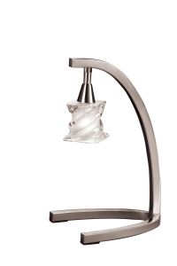 Salomon Table Lamp 1 Light G9, Satin Nickel