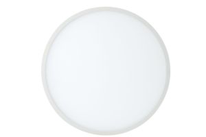 Saona 22.5cm Round LED Recessed Ultra Slim Downlight, 24W, 4000K, 2200lm, Matt White/Frosted Acrylic, Driver Included, 3yrs Warranty