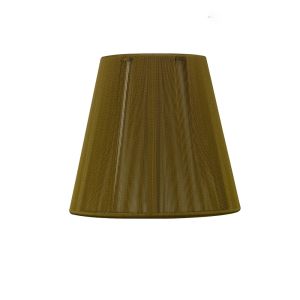 Clip On Silk String Shade Olive 80/130mm x 110mm