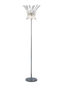 Sinclair Floor Lamp 4 Light G9 Polished Chrome, NOT LED/CFL Compatible