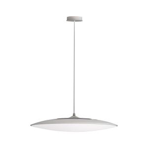 Slim LED Pendant 46cm Round 50W LED, 3000K, 4250lm, White, 3yrs Warranty