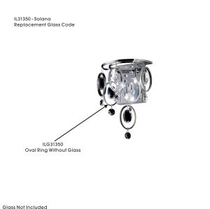 Solana Replacement Glass Oval Ring Without Crystal for IL31350 to IL31354