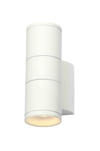 Stanley SXLS29320WE Arda Up & Down Double LED GU10 Outdoor IP44 Wall Light White Finish