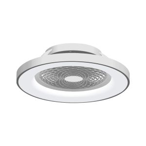 Tibet 65cm 70W LED Dimmable Ceiling Light With 35W DC Reversible Fan,Remote, APP & Alexa/Google Voice, 3900lm, Silver, 5yrs Warranty