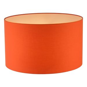 Heim E27 Orange Cotton 43cm Drum Shade (Shade Only)
