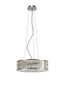 Torre Pendant 5 Light G9 Polished Chrome/Crystal