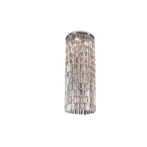 Torre Pendant *** 40cm Plate & Mirror Only *** 5 Light GU10 Polished Chrome/Crystal To Order 46 Hooka
