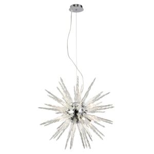 Tropez Pendant 8 Light G9 Polished Chrome/Glass