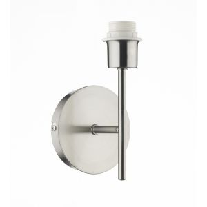 Tuscan 1 Light E27 Satin Chrome Wall Light (Base Only)