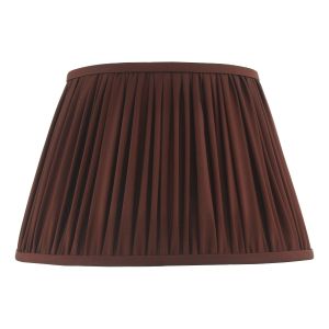 Ulyana E27 Burgundy Faux Silk Pleated 40cm Shade (Shade Only)