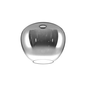 Vista 240mm x H200mm Inverted Trapezium Glass (J), Smoke Fade/Clear