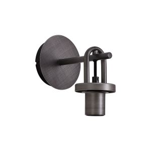 Vista Mini Wall Light Switched, (FRAME ONLY), 1 x E27, Aged Pewter