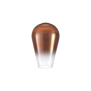 Vista 14x21cm Pear Shaped Glass (E), Copper/Clear