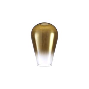 Vista 14x21cm Pear Shaped Glass (E), Gold Fade/Clear