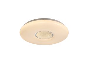 Wilko Ceiling, 1 x 24W LED, CCT Switchable 3000/4000/6000K, 2032lm, Opal White, 3yrs Warranty