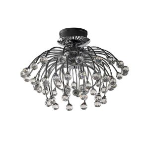 Xeena Ceiling 10 Light G4 Polished Chrome/Crystal, NOT LED/CFL Compatible