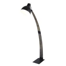 Nanna Floor Lamp, Ash Wood, Matt Black