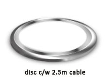 Disc Warm White 6 LED (0.5W) C/W 2.5m Cable