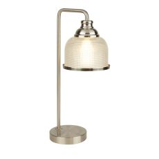 Bistro II - 1 Light Table Lamp - Satin Silver