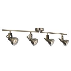 Focus - 4 Light Spotlight Split-Bar, Antique Brass