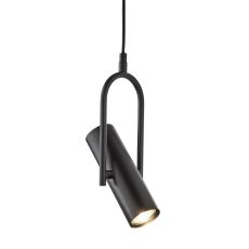 Telescope 1 Light Cylinder Shade Pendant, Matt Black