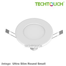 Intego Ultra-Slim Round Small 8W White 200lm, Cut Out: 85mm, 3yrs Warranty