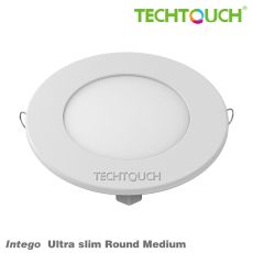 Intego Ultra-Slim Round Medium 15W Warm White 560lm, Cut Out: 130mm, 3yrs Warranty