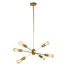 Alpha 6 Light Pendant Matt Gold