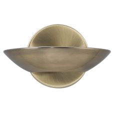 Wall Bracket LED Uplight, Antique Brass, Frosted Glass 3209AB
