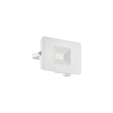 Faedo 3, 1 Light 10W LED Integral Outdoor IP44 Wall Light White With Clear Glass