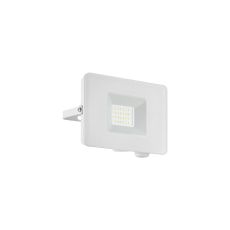 Faedo 3, 1 Light 20W LED Integral Outdoor IP44 Wall Light White With Clear Glass