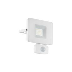 Faedo 3, 1 Light LED Integral Outdoor IP44 Wall Light Aluminium With Clear Glass