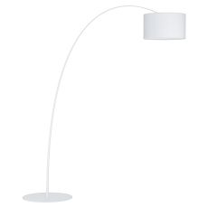 Lesquerde 3 Light Double Insulated White E27 Floor Lamp With Fabric